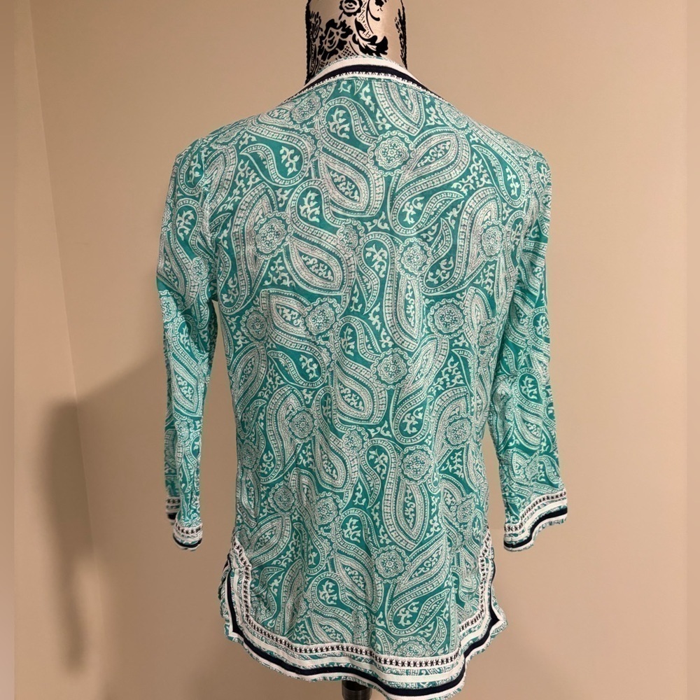 Talbots Paisley Top - Picture 8 of 9